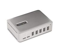 StarTech 7-Port USB-C Hub - 5x USB-A + 2x USB-C - Self-Powered w/65W Power Su...