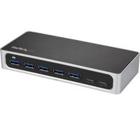 StarTech.com 7 Port USB C Hub with Fast Charge Port - USB-C to 5x USB-A 2x USB-C (USB 3.0 SuperSpeed 5Gbps) - Self Powered USB 3.2 Gen 1 Type-C Hub w/ Power Adapter - Desktop/Laptop Hub