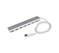 StarTech 7 Ports USB 3.0 Hub 38 Inch Cable 5 Gbps With 20W Power Adapter