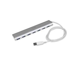StarTech 7 Ports USB 3.0 Hub 38 Inch Cable 5 Gbps With 20W Power Adapter