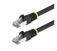 StarTech 7m Black Cat6A Outdoor Ethernet Cable, Snagless RJ45, S/FTP, 23AWG Pure Bare Copper, 500MHz, Shielded Outdoor Rated Patch Cord, UV Resistant