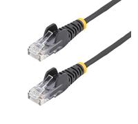 StarTech Ethernet Cable 7m Slim CAT6 - Snagless RJ45, LSZH, 28AWG Pure Bare Copper - Black