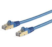 StarTech.com 7m CAT6a Ethernet Cable - 10 Gigabit Shielded Snagless RJ45 100W PoE Patch Cord - 10GbE STP Network Cable w/Strain Relief - Blue Fluke Tested/Wiring is UL Certified/TIA