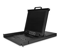 StarTech 8-Port Rackmount KVM Console RKCONS1708K - 17" LCD, VGA, 6ft Cables