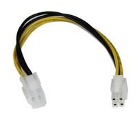StarTech 8in ATX12V 4 Pin P4 CPU Power Extension Cable - M/F