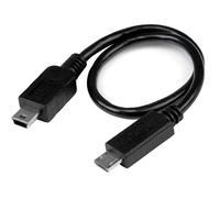 StarTech 8in Micro-USB to Mini-USB Male to Male OTG Cable (UMUSBOTG8IN)