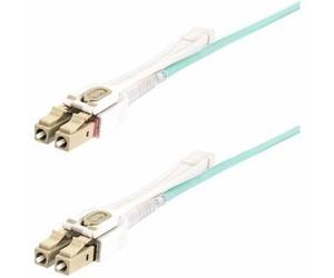 Startech 8M 26.2Ft Lc Upc Om4 Multimode Fiber Optic Cable W/Push Pull Tabs 50/12