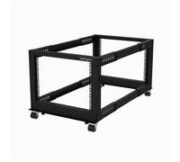 StarTech 8U 4-Post Server Rack, 19in Open Frame Rack with 40in (101cm) Mounti...
