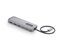 StarTech 10-in-1 USB-C to Dual-DisplayPort Multiport Adapter, 100W Power Delivery Charging, 2x 4K 60Hz, 5-Port 5Gbps Hub, Gigabit Ethernet, Mini Dock for Dell, HP, Lenovo