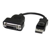 StarTech Active DisplayPort to DVI-D Adapter, 1920x1200 (DP2DVIS) | DP 1.2 HBR2, Single-link, Active, 1080p 60Hz, EDID DDC pass-through, Latching DP, Eyefinity, AMD Eyefinity, Monitor
