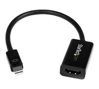 StarTech Active Mini DP to HDMI Adapter, 4K 30Hz, 1080p, DPCP (MDP2HD4KS) | mDP to HDMI Video Converter, Thunderbolt 1/2 Mac/PC to Monitor/TV, 7.1ch Audio, HDCP 1.4, No Drivers, 3840x2160, 1920 x 1200