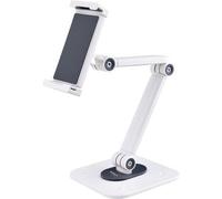 StarTech.com Adjustable Tablet Stand for Desk - Wall Mountable - Capacity 2.2lb (1kg) - Ergonomic Articulating Universal Tablet Stand - Tablet Holder for Desk Pivot/Swivel/Rotate