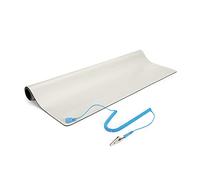 StarTech Anti-Static ESD Mat for Home or Work, Beige | 25" x 27.5" Electrical Grounding Desk Pad, M3013