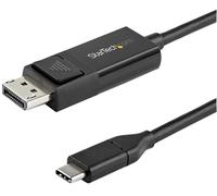 STARTECH - Bi-Directional USB-C to DisplayPort 1.2 Lead, 1m Black