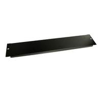 StarTech 2U Blanking Panel BLANKB2 - Steel 19in Rack Mount Filler - Black