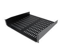 StarTech CABSHELFV Black Vented Universal Server Rack Cabinet Shelf