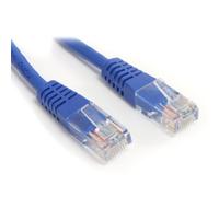 StarTech Cat5e Ethernet Cable - 6 ft - Blue - Patch Cable - Molded Cat5e Cable - Short Network Cable - Ethernet Cord - Cat 5e Cable - 6ft (M45PATCH6BL)