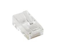 StarTech Cat5e RJ45 Modular Plugs, Stranded Wire, 50-Pack (CRJ4550PK) | 50x Cat5e RJ45 stranded modular plugs, Bulk connector ends, Fits all Cat5e patch cables, Pkg