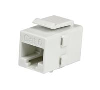 StarTech Cat6 Keystone Coupler, RJ45 F/F Modular, White