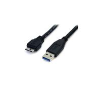 StarTech.com 0.5m (1.5ft) Black SuperSpeed USB 3.0 Cable A to Micro B - M/M