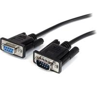 StarTech.com 0.5m Black Straight Through DB9 RS232 Serial Cable - DB9 RS232 Ser