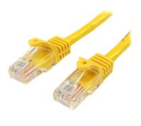StarTech.com 45PAT50CMYL 0.5m Cat5e U/UTP (UTP) Yellow networking cable