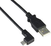 StarTech Micro-USB Charge-and-Sync Cable M/M - Left-Angle - 24 AWG - 0.5 m