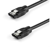 StarTech.com 0.6 m Round SATA Cable 0.6 m SATA III SATA 7-pin SATA 7-pin Male/Male Black