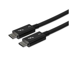 StarTech.com 0.8m/2.7ft Thunderbolt 3 to Thunderbolt 3 Cable - 40Gbps - Certified TB3 - USB C Compatible - Active - 100W PD (TBLT34MM80CM)