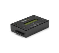 StarTech.com 1:1 Standalone Hard Drive Duplicator & Eraser, SATA HDD / SSD Disk Cloner / Copier / Wiper / Sanitizer, Drive Cloning / Recovery Tool, LCD Display, TAA Compliant - OS Independent