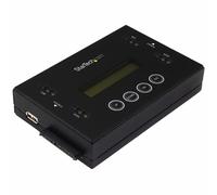 StarTech.com 1:1 Standalone Hard Drive Duplicator & Eraser, USB Thumb Drive and SATA HDD/SSD Disk Cloner & Eraser, LCD display, TAA Compliant, OS Independent