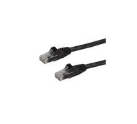 StarTech N6PATC150CMBK 1.5m CAT6 Snagless RJ45 Networking Cable - Black