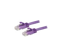 StarTech.com 1.5 m CAT6 Patch Cable - 100% Copper Wire - Snagless Connector - Purple