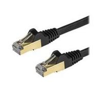 StarTech.com 1.5 m CAT6a Cable - Black- CAT6a STP Cable - Snagless RJ45