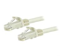 StarTech.com 1.5m CAT6 Ethernet Cable - White CAT 6 Gigabit Ethernet Wire -250MHz 100W PoE RJ45 UTP Network/Patch Cord Snagless w/Strain Relief Individually Tested