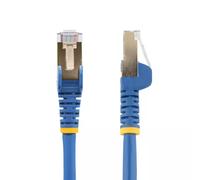 StarTech.com 1.5m CAT6a Ethernet Cable - 10 Gigabit Shielded Snagless RJ45 100W PoE Patch Cord - 10GbE STP Network Cable w/Strain Relief - Blue Individually Tested/Wiring is UL Certified/TIA