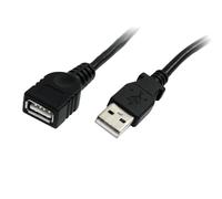 StarTech.com 6 ft Black USB 2.0 Extension Cable A to A - M/F