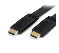 StarTech.com 1,8m Flat High Speed HDMI Cable with Ethernet - Ultra HD 4k x 2k HDMI Cable - HDMI to HDMI M/M~6 ft Flat High Speed HDMI Cable with Ethernet - Ultra HD 4k x 2k HDMI Cable - HDMI to HDMI M/M