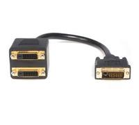 StarTech.com 1 ft DVI-D to 2x DVI-D Digital Video Splitter Cable - M/F