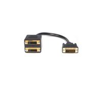 StarTech.com 30cm (1 ft) DVI-D to 2x DVI-D Digital Video Splitter Cable - M/F~1 ft DVI-D to 2x DVI-D Digital Video Splitter Cable - M/F