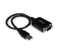 StarTech.com 1 ft USB to RS232 Serial DB9 Adapter Cable with COM Retention - TAA