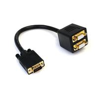 StarTech.com 1 ft VGA to 2x VGA Video Splitter Cable - M/F