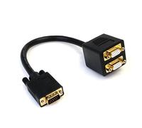 StarTech.com 1 ft VGA to 2x VGA Video Splitter Cable M/F