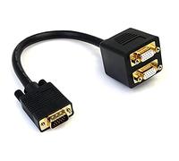 StarTech.com 1 ft VGA to 2x VGA Video Splitter Cable - M/F