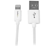 StarTech.com 1 m (3 ft.) USB to Lightning Cable - iPhone / iPad / iPod Charger Cable - High Speed Charging Lightning to USB Cable - Apple MFi Certified - White