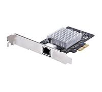 StarTech.com 1-Port 10Gbps PCIe Network Adapter Card, for PC/Server, Six-Speed Ethernet w/Jumbo Frame Support, NIC/LAN Interface, 10GBASE-T/NBASE-T (ST10GSPEXNB2), Black