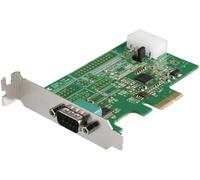 StarTech.com 1-port PCI Express RS232 Serial Adapter Card - PCIe RS232 Serial Host Controller Card - PCIe to Serial DB9 - 16950 UART - Low Profile Expansion Card - Windows & Linux