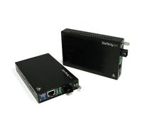 StarTech.com 10/100 Mbps Ethernet Single Mode WDM Fiber Media Converter Kit SC 20km
