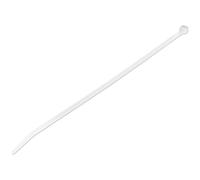 StarTech.com 10"(25cm) Cable Ties - 1/8"(4mm) wide, 2-5/8"(68mm) Bundle Diameter, 50lb(22kg) Tensile Strength, Nylon Self Locking Zip Ties w/ Curved Tip - 94V-2/UL Listed, 100 Pack - White