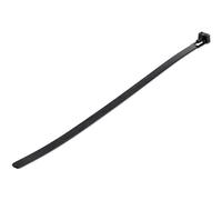 StarTech.com 10"(25cm) Reusable Cable Ties - 1/4"(7mm) wide 2-1/2"(65mm) Bundle Dia. 50lb(22kg) Tensile Strength Releasable Nylon Ties Indoor/Outdoor 94V-2/UL Listed 100 Pack - Black